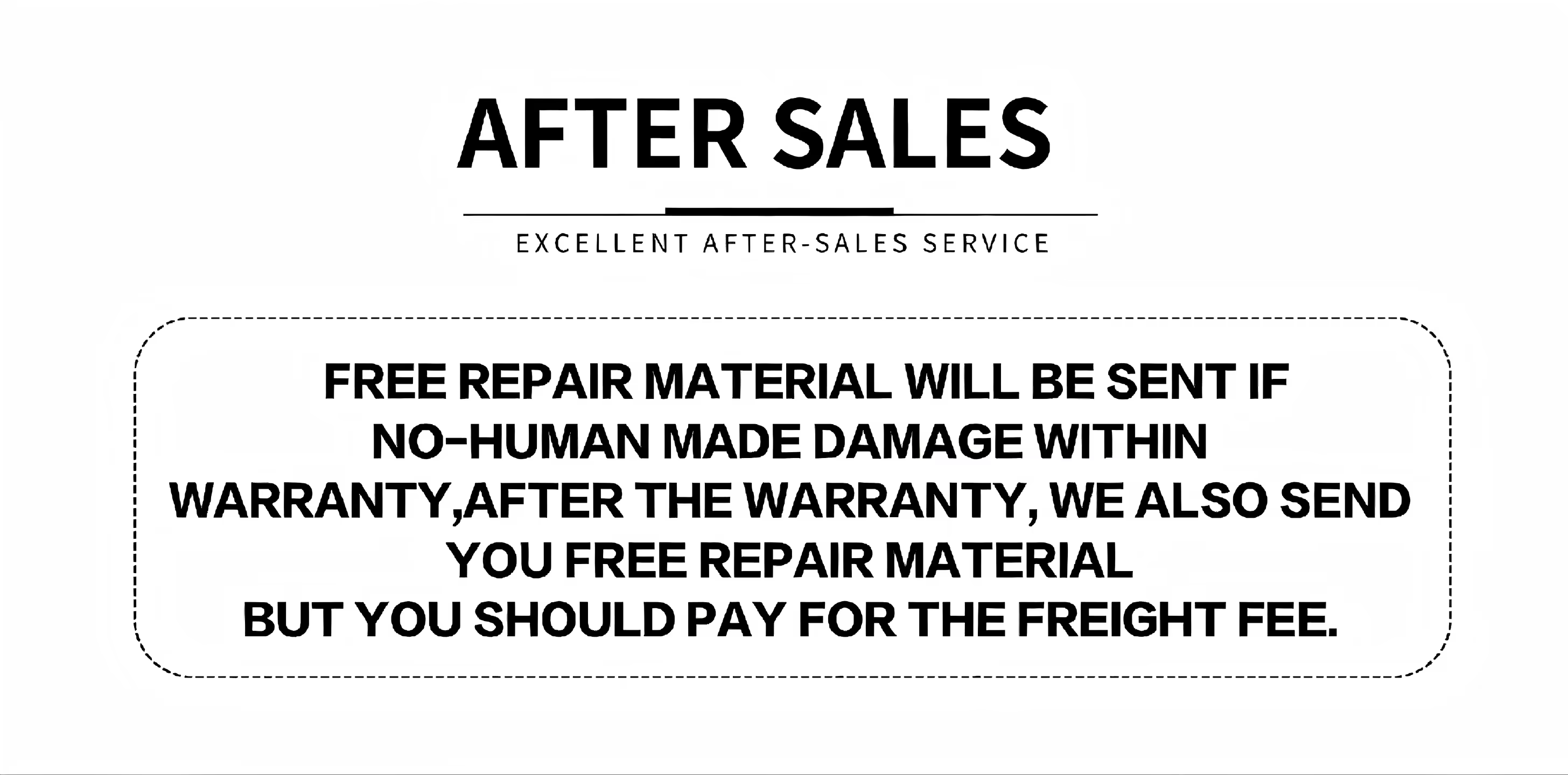 After-sales service